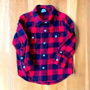 Gap 2T Flannel shirt